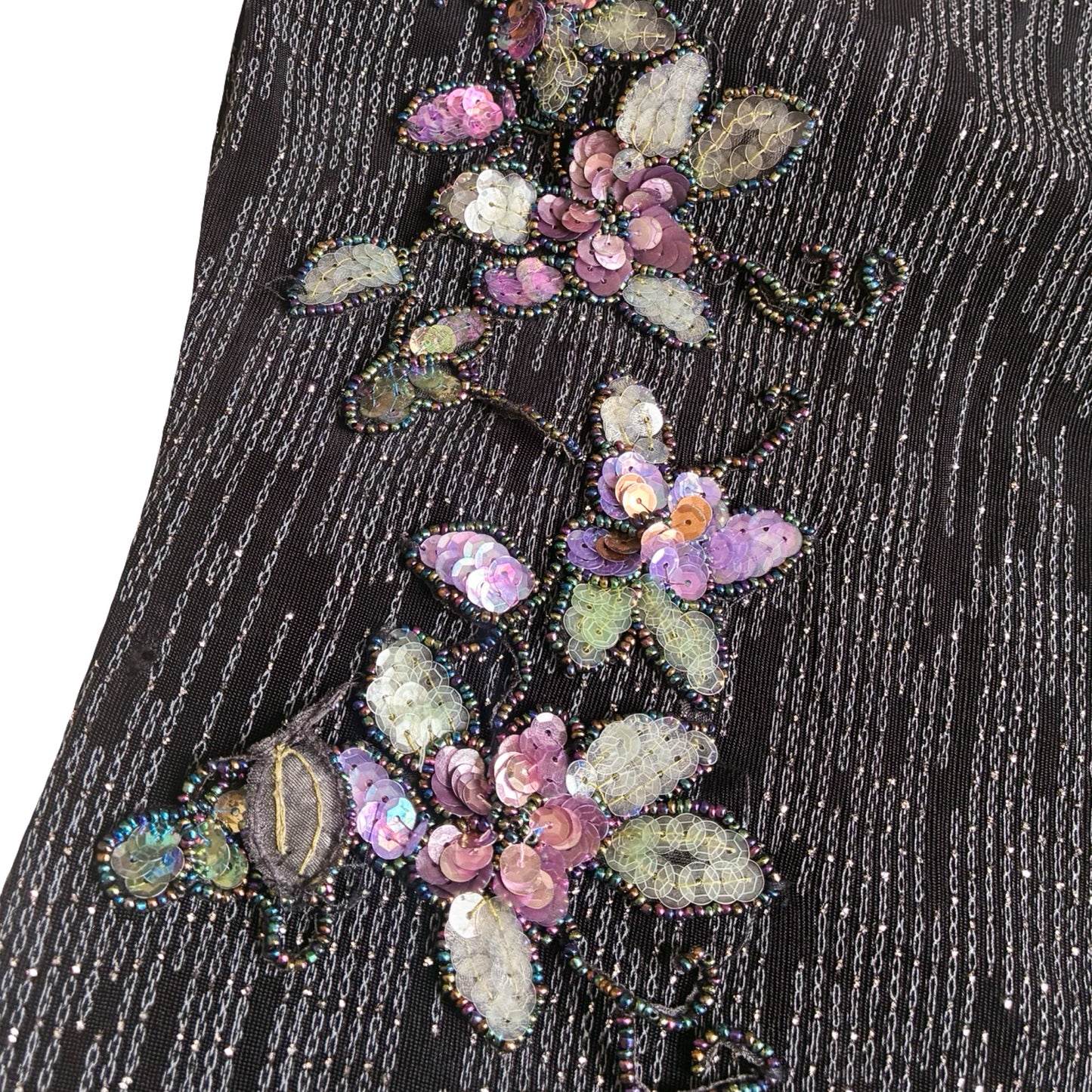 French 90s  Floral Bustier Dress