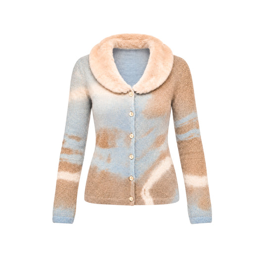 Italian VTG Winter Haze Angora Cardigan