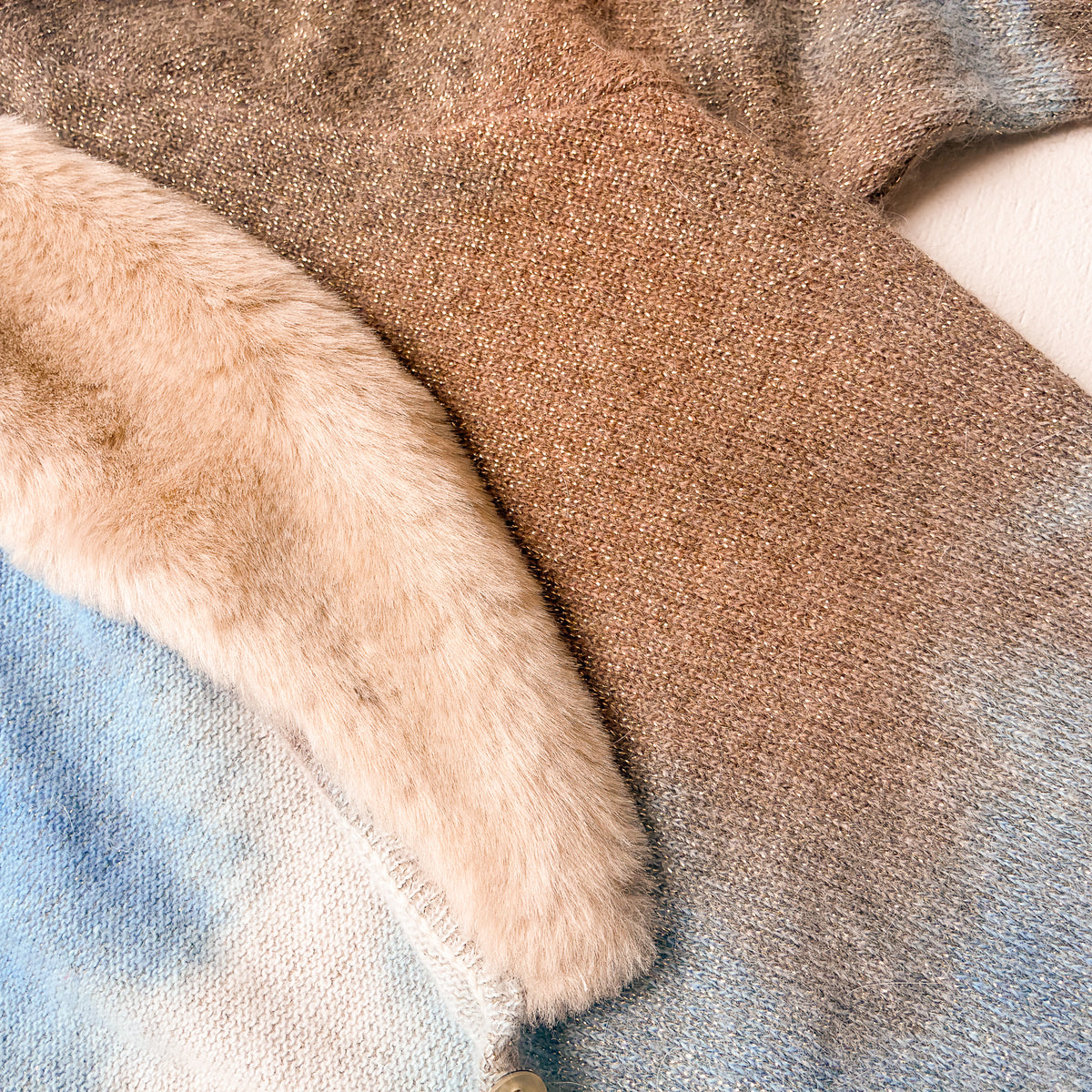 Italian VTG Winter Haze Angora Cardigan