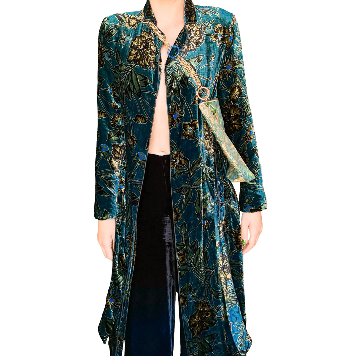 Miss Sixty 2000s Tapestry Chain Bag
