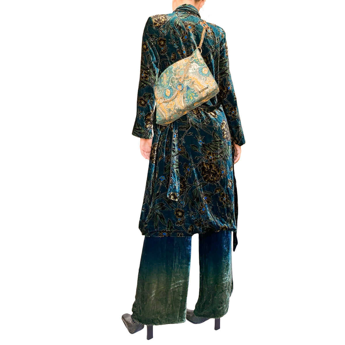 Miss Sixty 2000s Tapestry Chain Bag