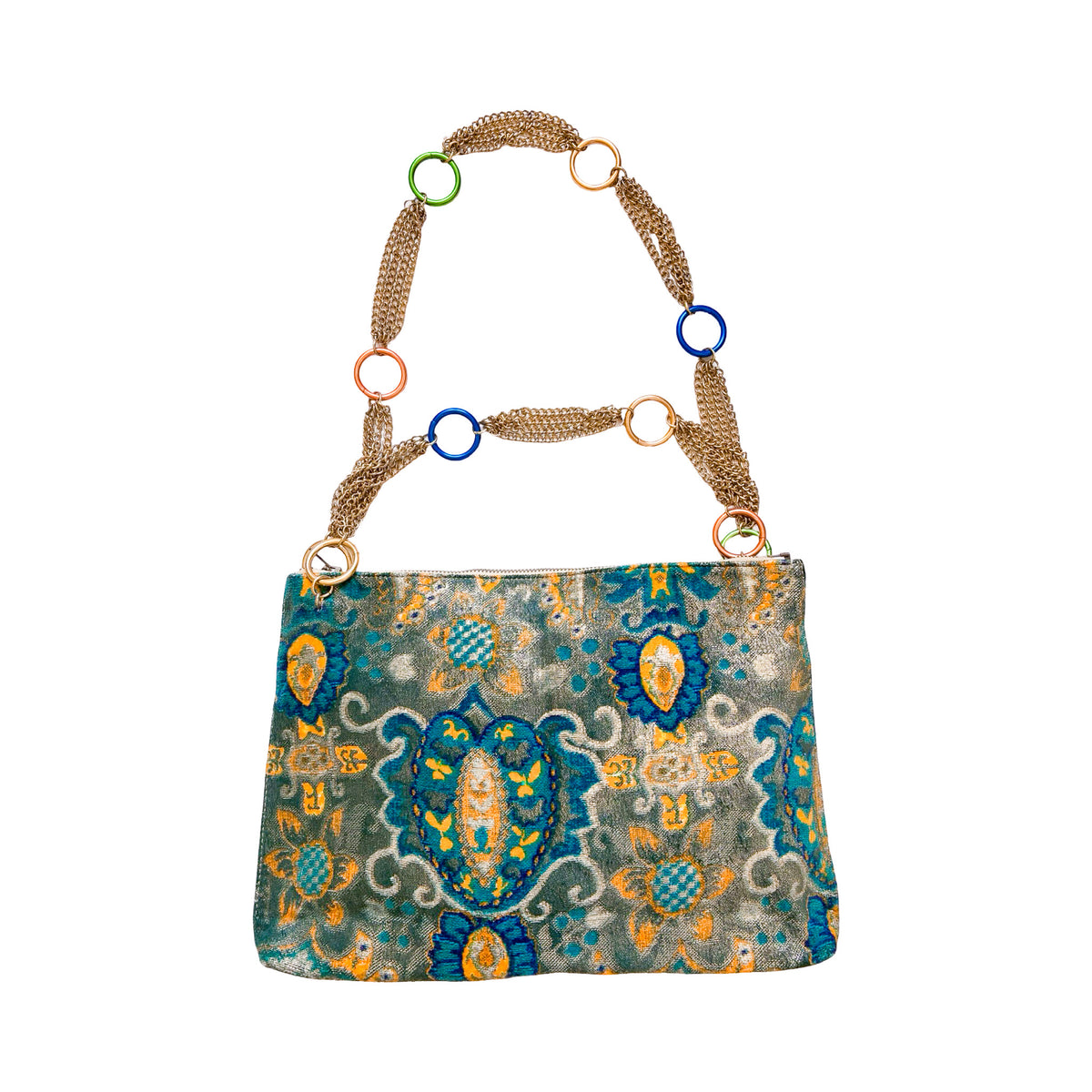 Miss Sixty 2000s Tapestry Chain Bag