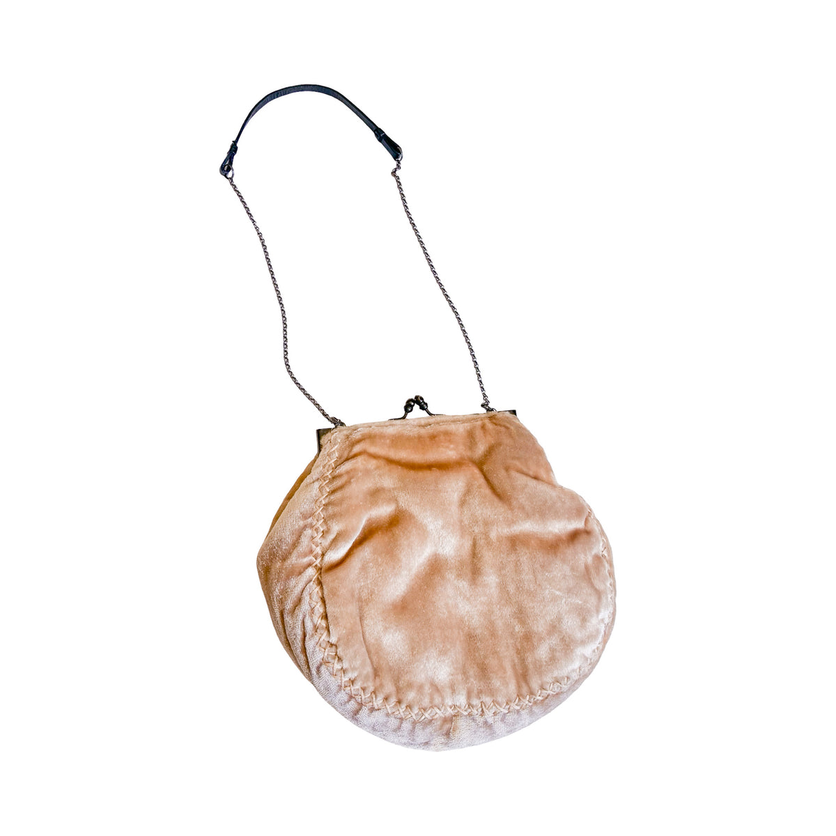 Italian Velvet 3D Rose Clutch Bag