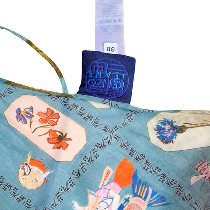 Kenzo VTG Open-Back Cotton Halter