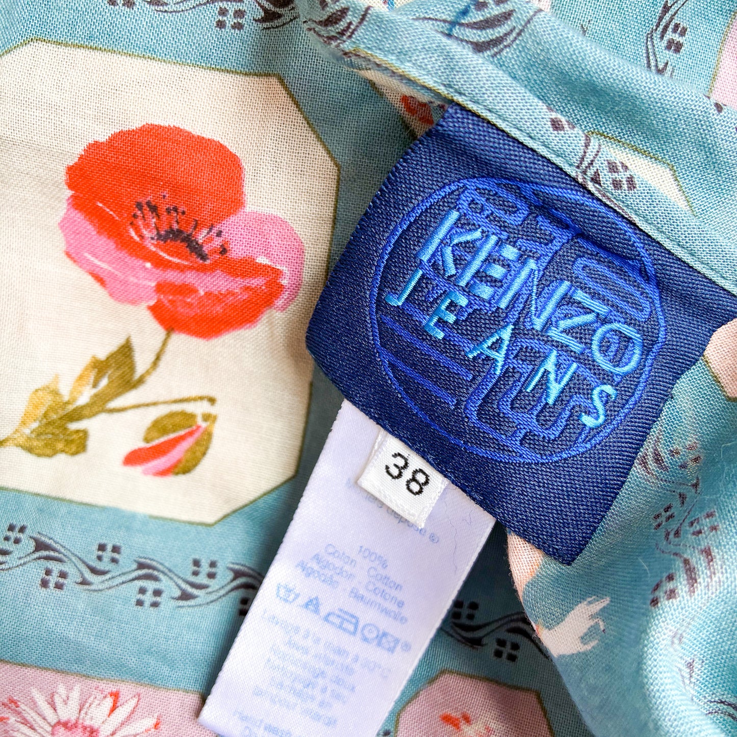 Kenzo VTG Open-Back Cotton Halter