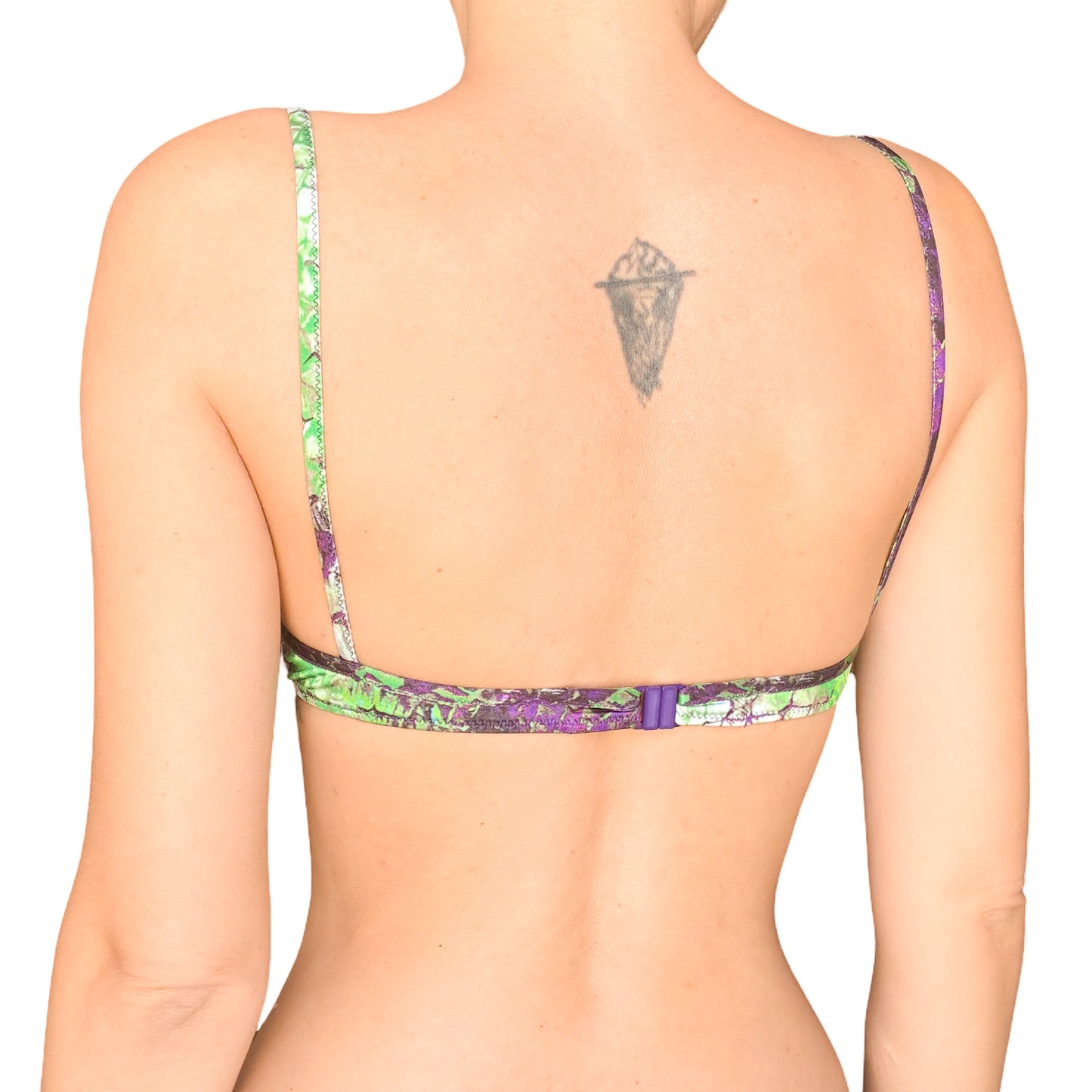 La Perla 2001 Scale Print Sequin Bikini (2 TOPS) Set