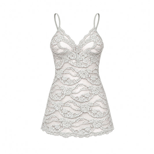 La Perla 90's Silver Romance Lingerie Set