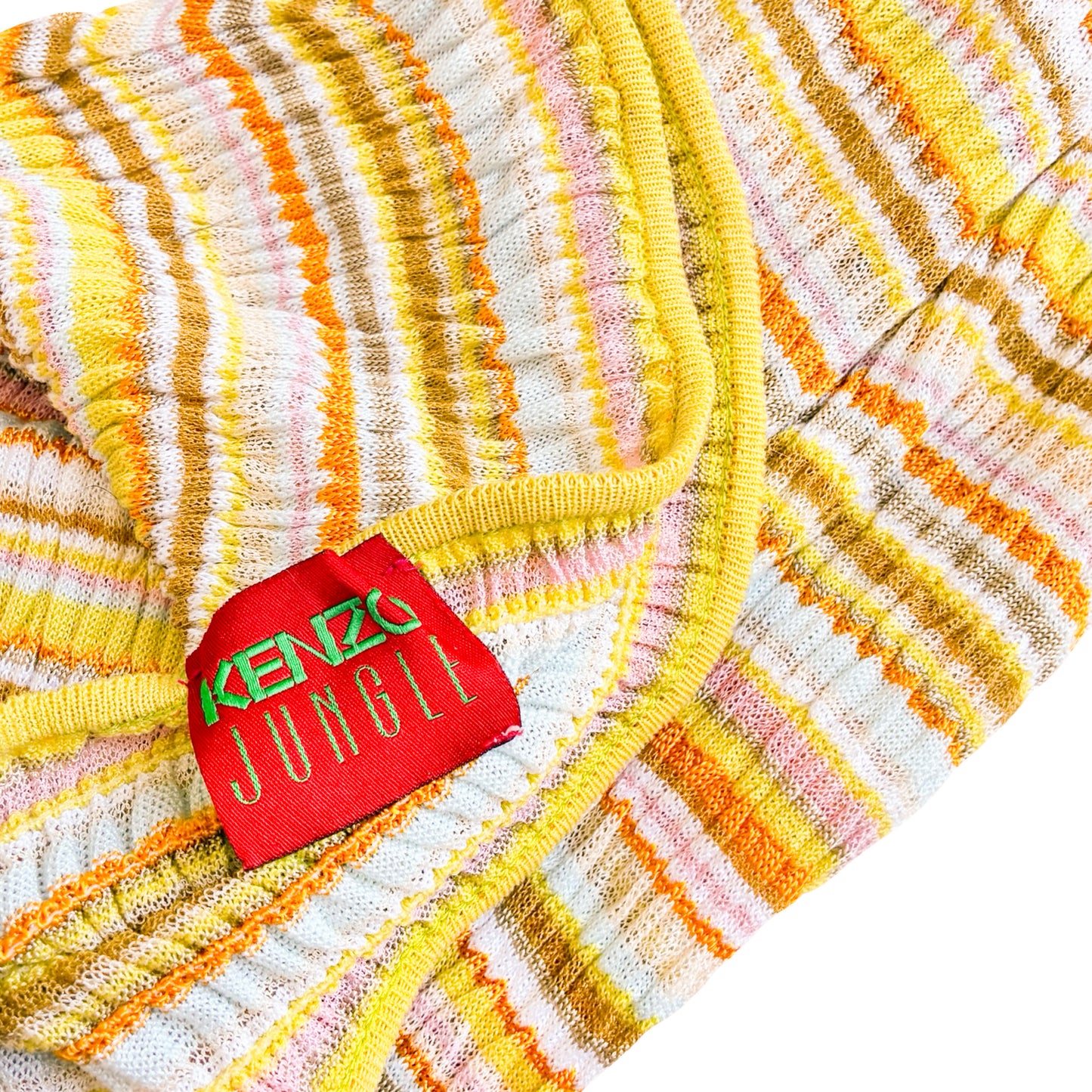 Kenzo 90's Striped Knit Dress-Skirt