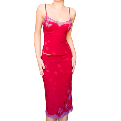 Lolita Lempicka S/S 2000 silk set - runway