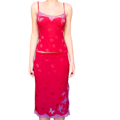 Lolita Lempicka S/S 2000 silk set - runway