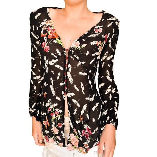 Lolita Lempicka 2000 Midnight Garden Blouse - Runway
