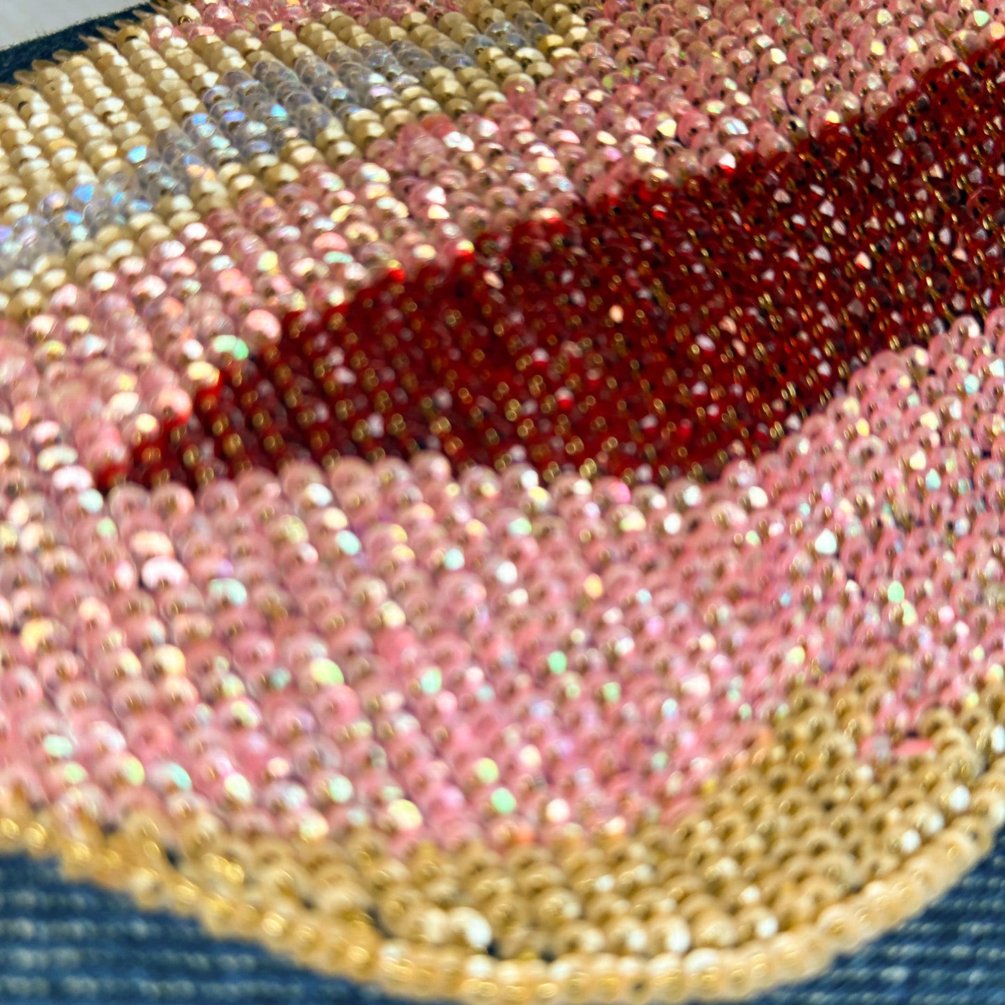 Maison Lesage RARE Beaded Denim Bag