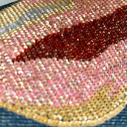 Maison Lesage RARE Beaded Denim Bag