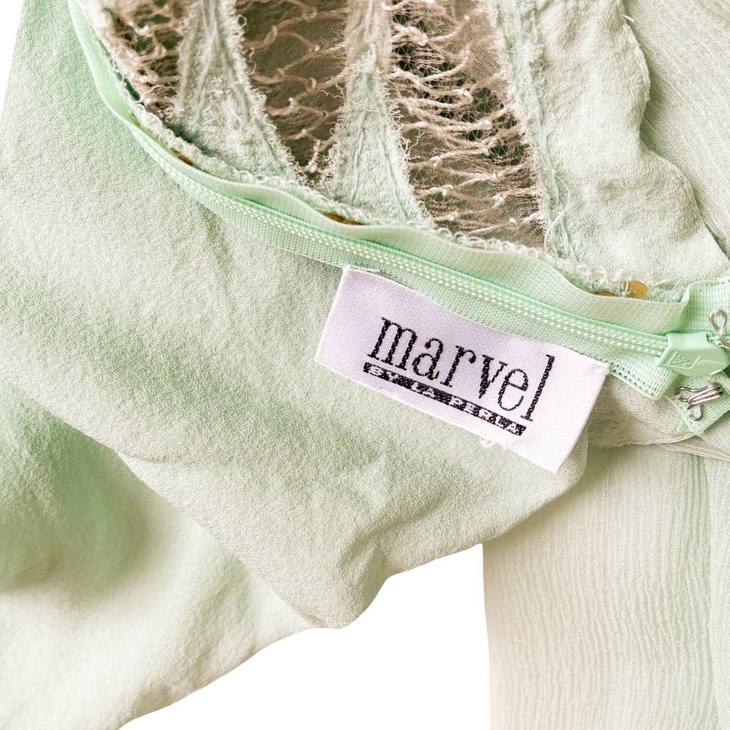 La Perla 90's Angelic Silk Mint Gown