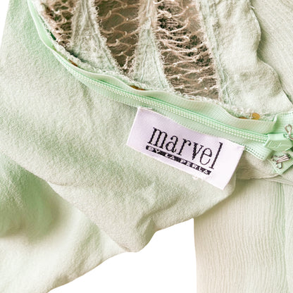 La Perla 90's Angelic Silk Mint Gown