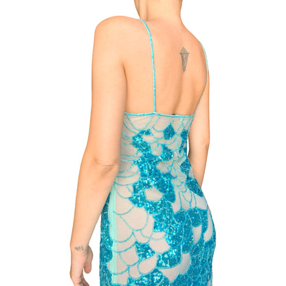 Vlad.De.Marco 90's RARE Scale Sequin Dress