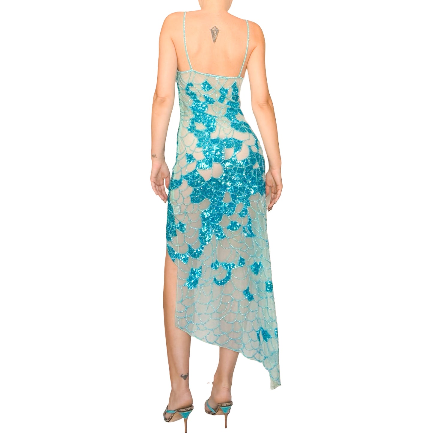 Vlad.De.Marco 90's RARE Scale Sequin Dress