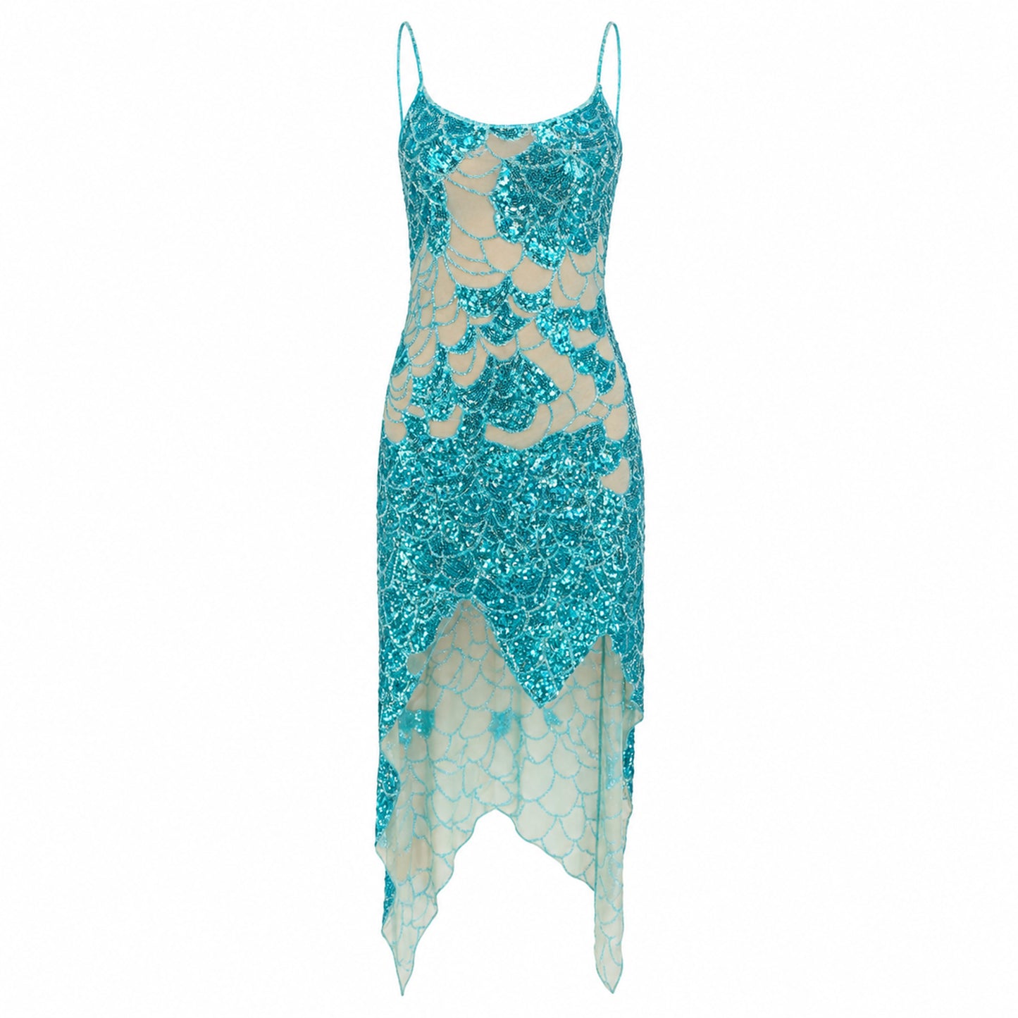 Vlad.De.Marco 90's RARE Scale Sequin Dress