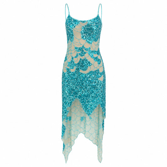 Vlad.De.Marco 90's RARE Scale Sequin Dress