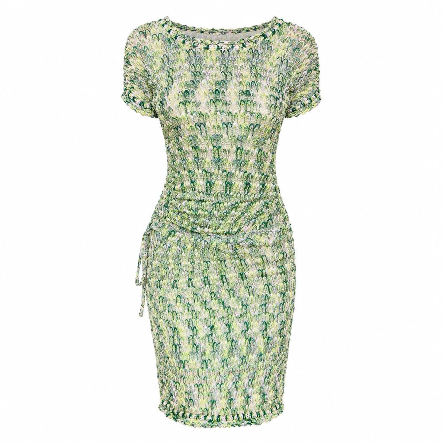 Missoni VTG Green Scale Knit Dress