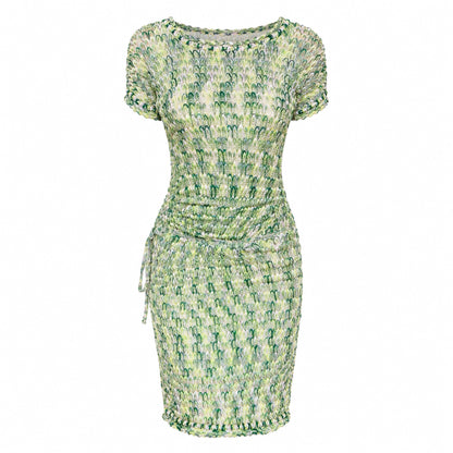 Missoni VTG Green Scale Knit Dress