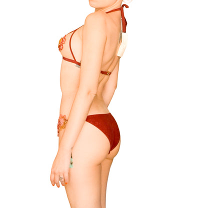 Nicole Olivier 90s RARE Rosette Bikini - Dead Stock
