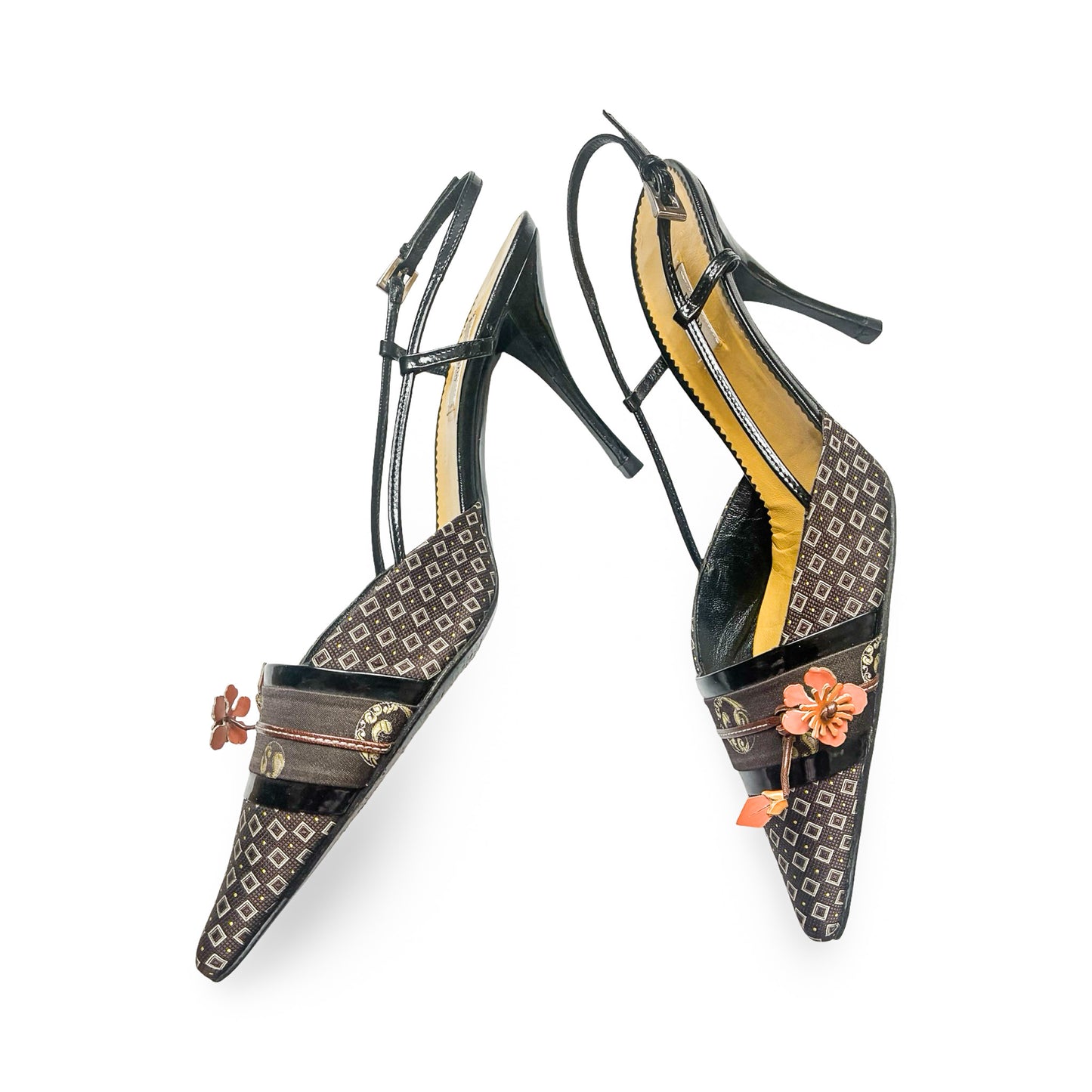 Prada 2003 Kimono Sling back