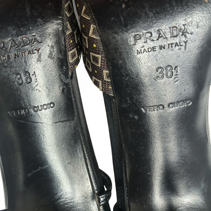 Prada 2003 Kimono Sling back