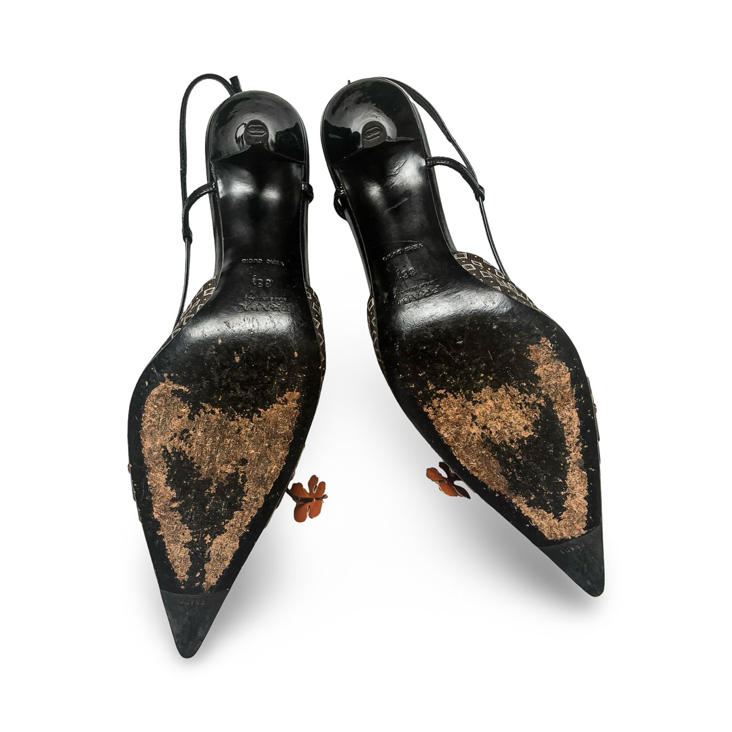 Prada 2003 Kimono Sling back