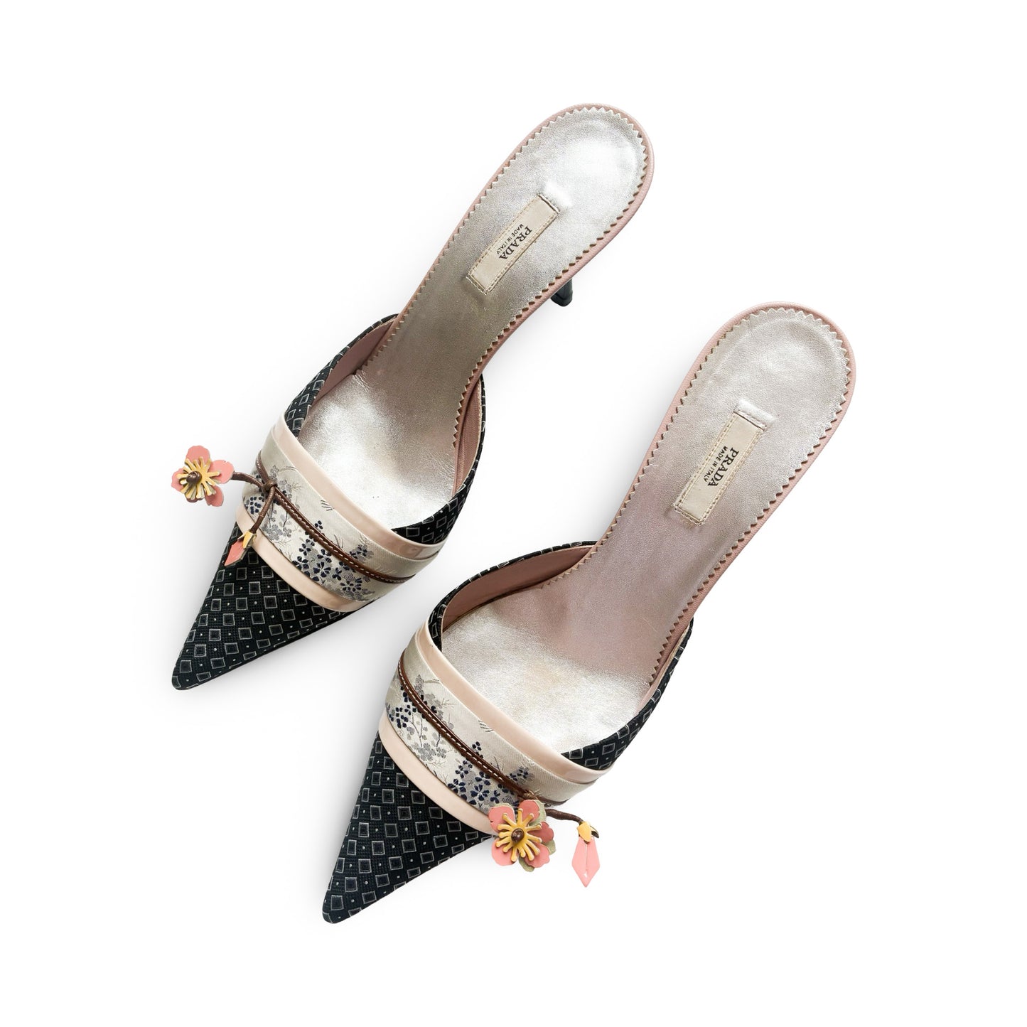 Prada 2003 Heels Pointed Mules