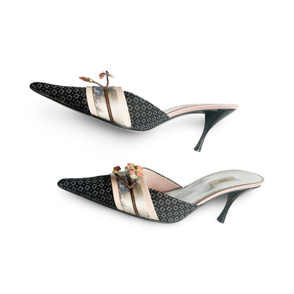 Prada 2003 Heels Pointed Mules