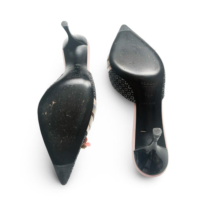 Prada 2003 Heels Pointed Mules