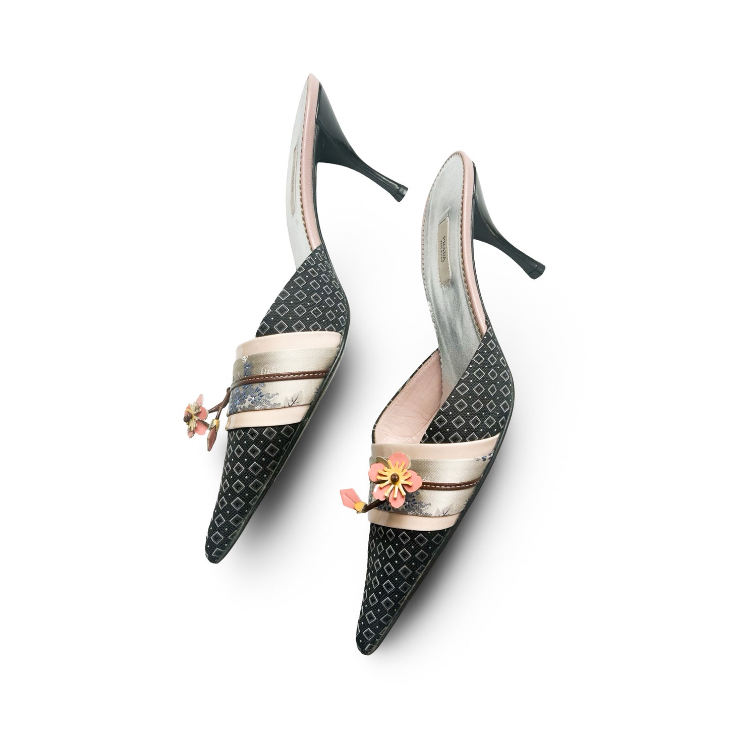 Prada 2003 Heels Pointed Mules