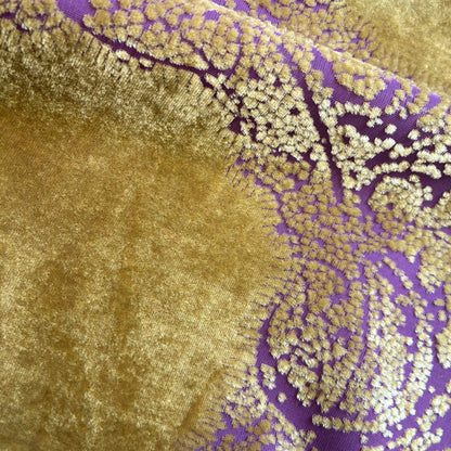 Press&Bastyan 90's Chartreuse Silk Velvet Dress