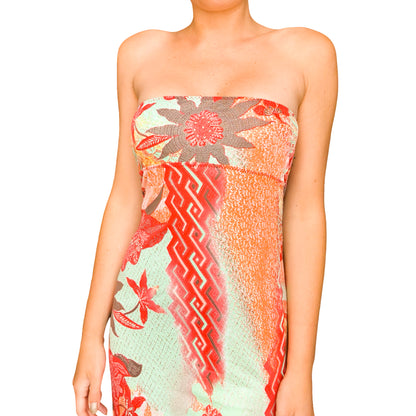 Roberto Cavalli Y2K Stretchy Sun Dress / Skirt
