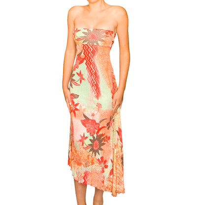 Roberto Cavalli Y2K Stretchy Sun Dress / Skirt