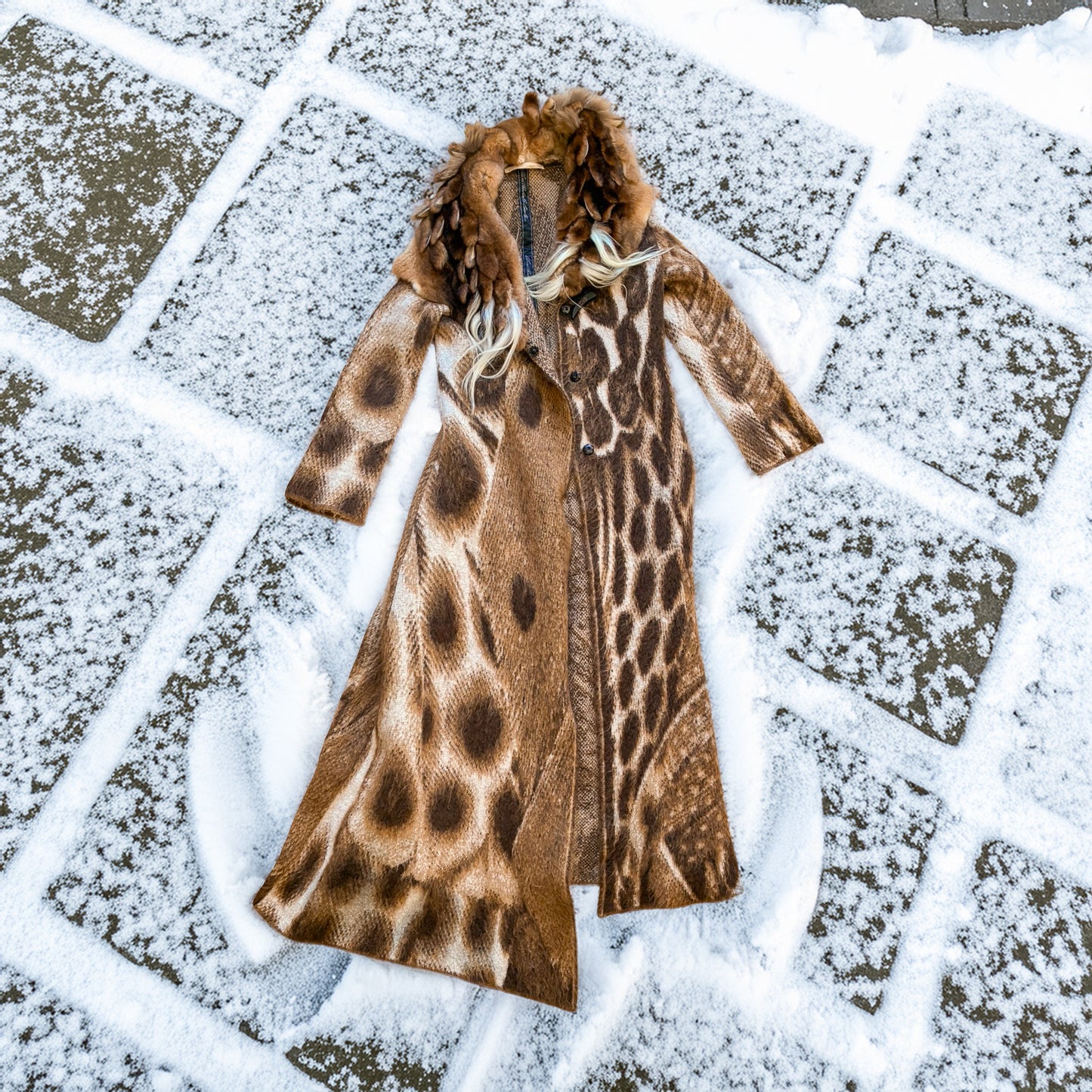 Roberto Cavalli 2001 iconic bohemian coat