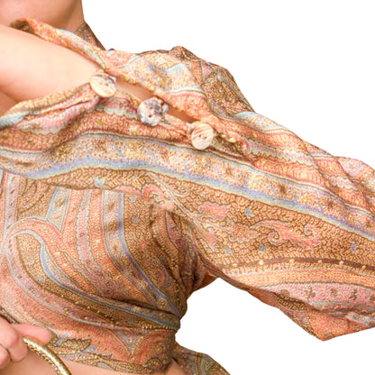Roberto Cavalli 1998 archival silk paisley shirt - documented
