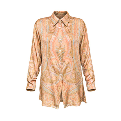 Roberto Cavalli 1998 archival silk paisley shirt - documented
