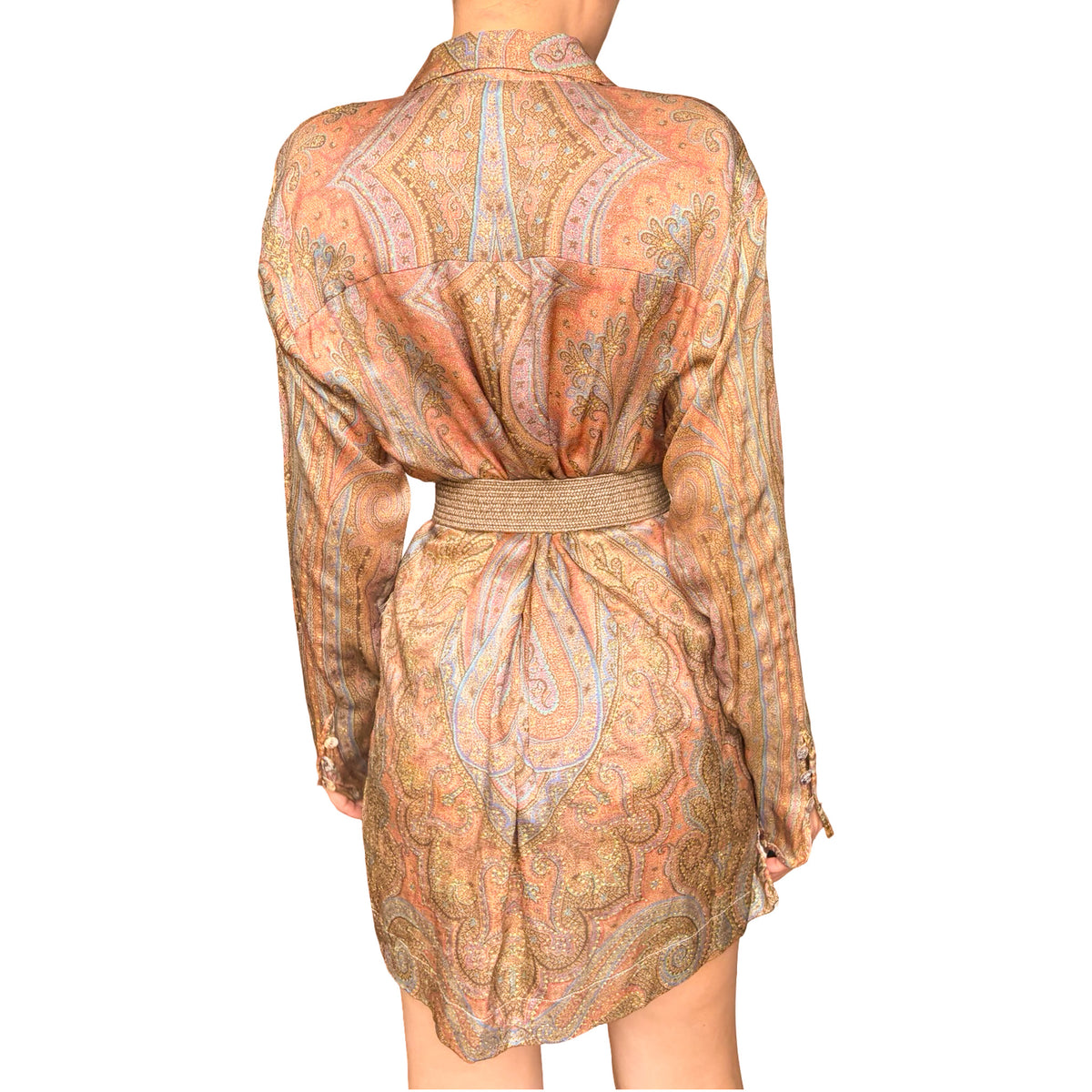 Roberto Cavalli 1998 archival silk paisley shirt - documented