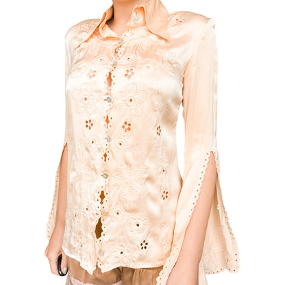 Roberto Cavalli 2000 RARE Eyelet Shirt - Documented
