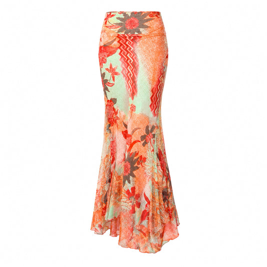 Roberto Cavalli Y2K Stretchy Sun Dress / Skirt