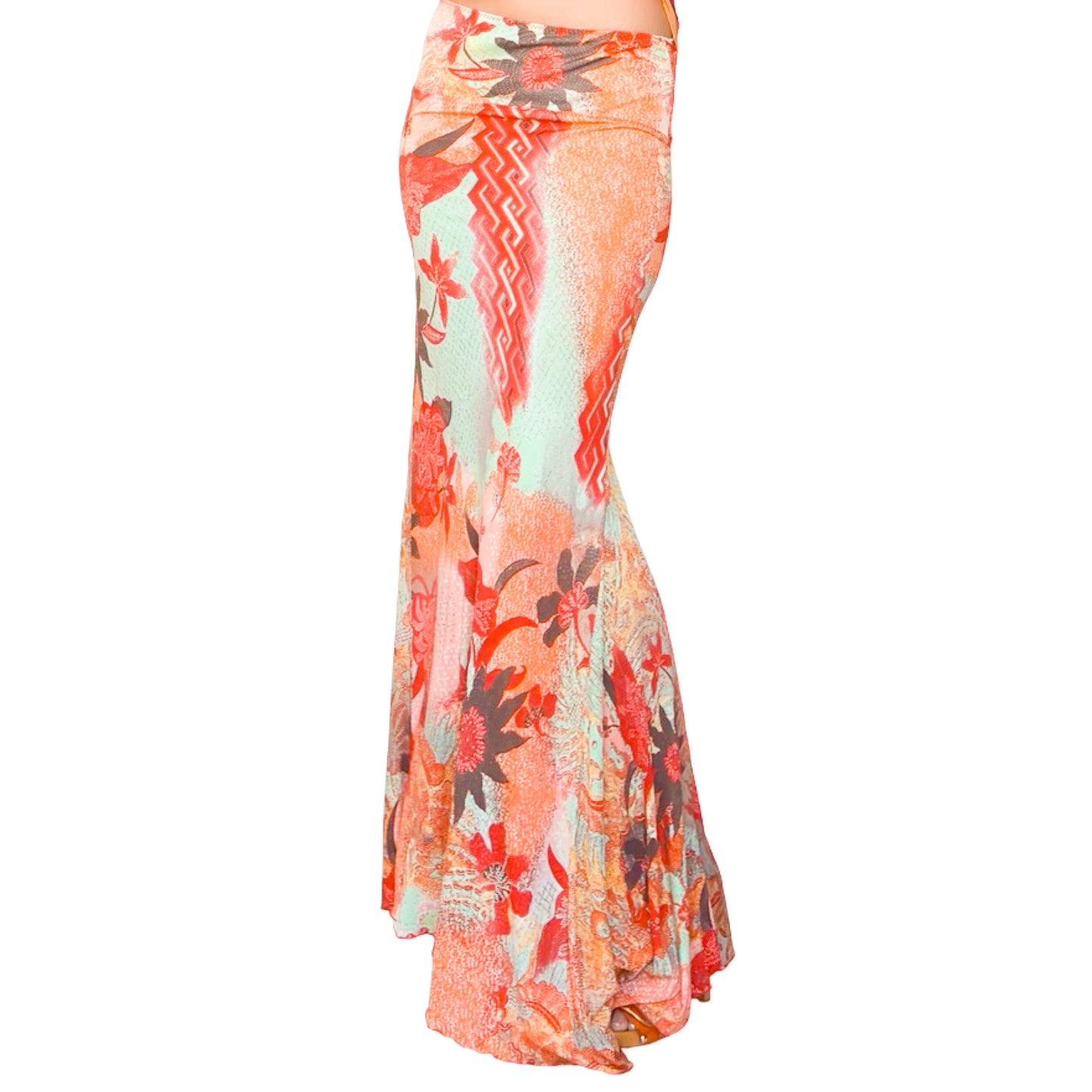 Roberto Cavalli Y2K Stretchy Sun Dress / Skirt