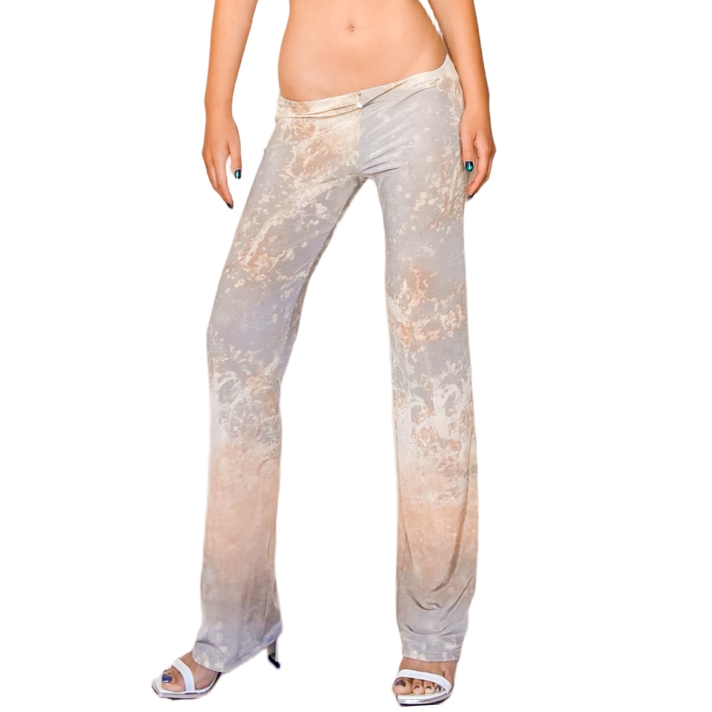 Roberto Cavalli  1999 Foam Flared Pants - runway