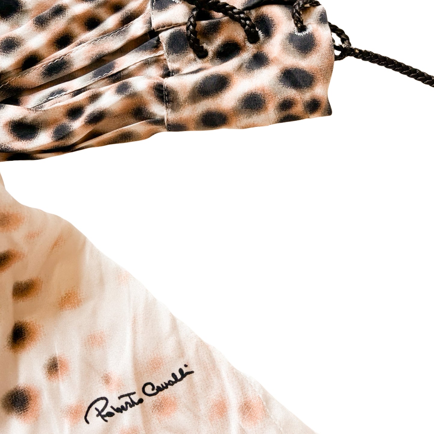 Roberto Cavalli 2002 Leopard Print Silk Shirt - documented