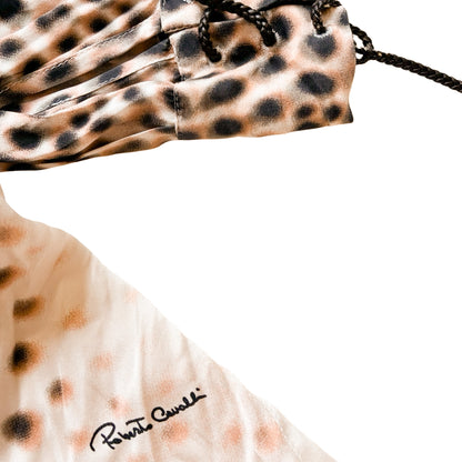 Roberto Cavalli 2002 Leopard Print Silk Shirt - documented