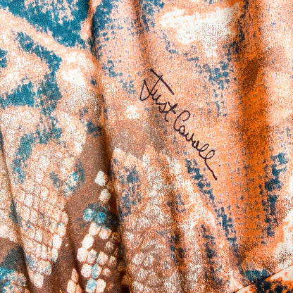Roberto Cavalli (Just) Y2K silk maxi dress