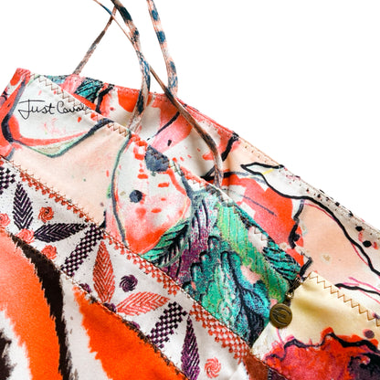 Roberto Cavalli (Just) Y2K silk maxi dress
