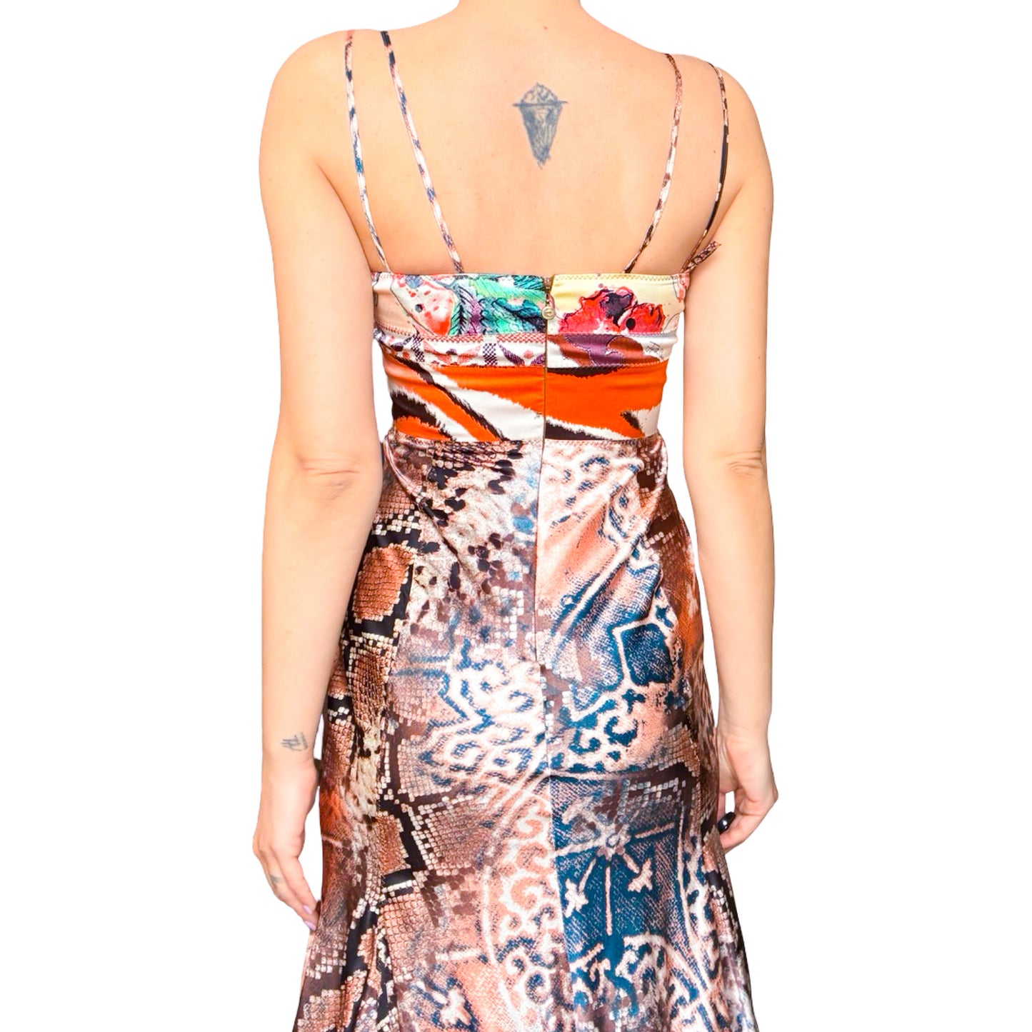 Roberto Cavalli (Just) Y2K silk maxi dress