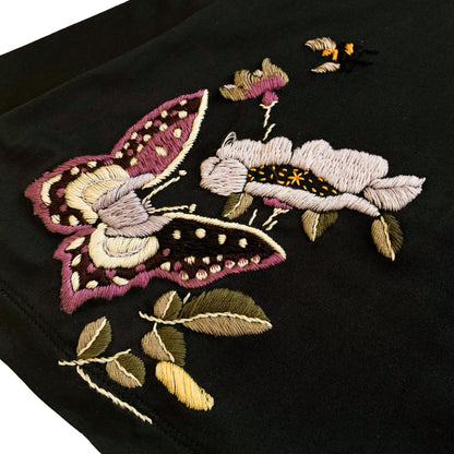 Roberto Cavalli VTG Embroidered Silk Slip